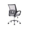 Silla q-connect oficina siena malla base metalica alt max 1000 anc 560 prof 570 ruedas premium color blanco gris