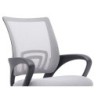 Silla q-connect oficina siena malla base metalica alt max 1000 anc 560 prof 570 ruedas premium color blanco gris
