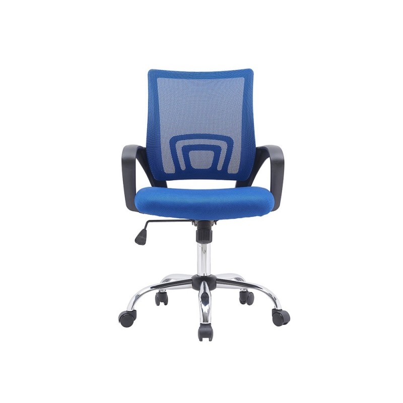 Silla q-connect oficina siena malla base metalica alt max 1000 anc 560 prof 570 ruedas premium color negro azul Silla q-connect oficina siena malla base metalica alt max 1000 anc 560 prof 570 ruedas premium color negro azul