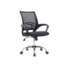 Silla q-connect oficina siena malla base metalica alt max 1000 anc 560 prof 570 ruedas premium color negro