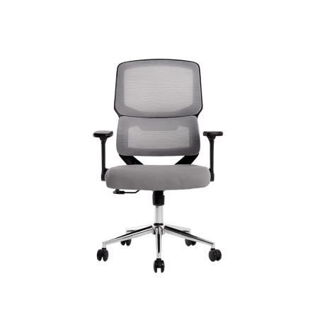 Silla q-connect oficina lucca malla base metalica alt max 1090 anc 700 prof 650 ruedas premium color negro gris
