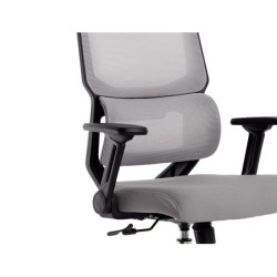 Silla q-connect oficina lucca malla base metalica alt max 1090 anc 700 prof 650 ruedas premium color negro gris