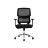 Silla q-connect oficina lucca malla base metalica alt max 1090 anc 700 prof 650 ruedas premium color negro