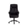 Silla q-connect direccion bolz ano simil piel base metalica alt max 1260 anc 650 prof 730 mm ruedas premium color negro