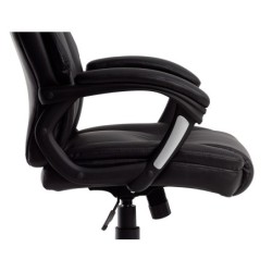 Silla q-connect direccion bolz ano simil piel base metalica alt max 1260 anc 650 prof 730 mm ruedas premium color negro