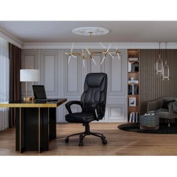 Silla q-connect direccion bolz ano simil piel base metalica alt max 1260 anc 650 prof 730 mm ruedas premium color negro