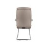 Silla q-connect escritorio mod ena simil piel base metalica alt max 1050 anc 630 prof 650 color gris