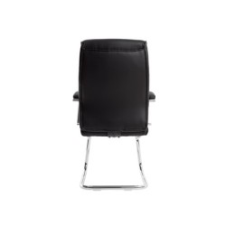 Silla q-connect escritorio mod ena simil piel base metalica alt max 1050 anc 630 prof 650 color negro