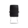 Silla q-connect escritorio mod ena simil piel base metalica alt max 1050 anc 630 prof 650 color negro