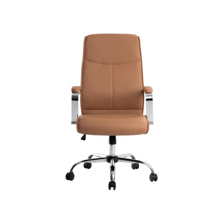 Silla q-connect direccion mode na simil piel base metalica alt max 1210 anc 630 prof 650 mm ruedas premium color crema