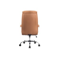 Silla q-connect direccion mode na simil piel base metalica alt max 1210 anc 630 prof 650 mm ruedas premium color crema