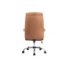 Silla q-connect direccion mode na simil piel base metalica alt max 1210 anc 630 prof 650 mm ruedas premium color crema