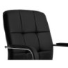 Silla q-connect escritorio pia ve simil piel base metalica alt max 1050 anc 610 prof 680 color negro