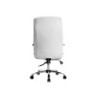 Silla q-connect direccion piav e simil piel base metalica alt max 1250 anc 610 prof 700 mm ruedas premium color blanco