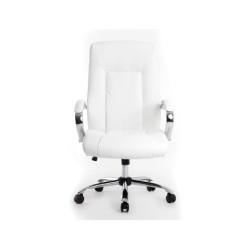 Silla q-connect direccion vero na simil piel base metalica alt max 1210 anc 650 prof 730 mm ruedas premium color blanco