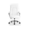 Silla q-connect direccion vero na simil piel base metalica alt max 1210 anc 650 prof 730 mm ruedas premium color blanco