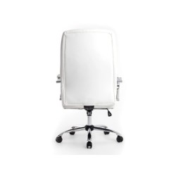 Silla q-connect direccion vero na simil piel base metalica alt max 1210 anc 650 prof 730 mm ruedas premium color blanco