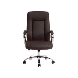 Silla q-connect direccion vero na simil piel base metalica alt max 1210 anc 650 prof 730 mm ruedas premium color marron