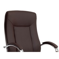Silla q-connect direccion vero na simil piel base metalica alt max 1210 anc 650 prof 730 mm ruedas premium color marron