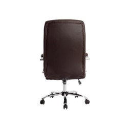 Silla q-connect direccion vero na simil piel base metalica alt max 1210 anc 650 prof 730 mm ruedas premium color marron