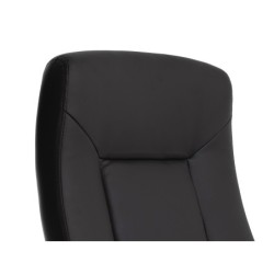 Silla q-connect direccion vero na simil piel base metalica alt max 1210 anc 650 prof 730 mm ruedas premium color negro