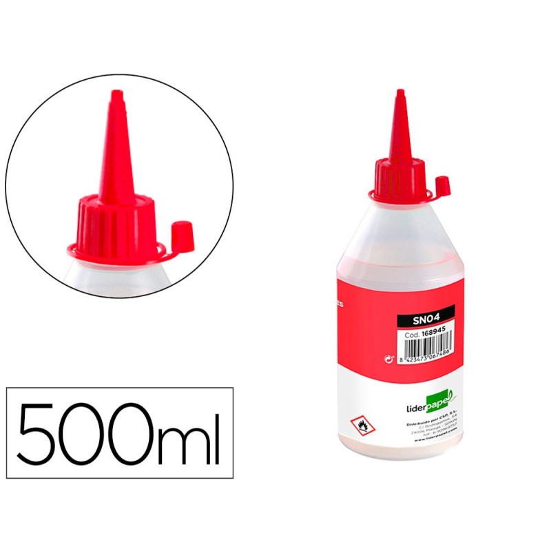 Silicona liquida liderpapel para manualidades bote de 500 ml Silicona liquida liderpapel para manualidades bote de 500 ml