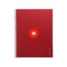 Cuaderno espiral a4 micro antartik tapa forrada 80h 90 gr cuadro 5mm 1 banda 4 taladros exp. 20 unidades