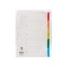 Separador q-connect plastico juego de 5 separadores din a4 multitaladro