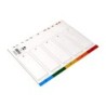 Separador q-connect plastico juego de 5 separadores din a4 multitaladro