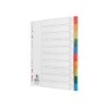 Separador q-connect plastico juego de 10 separadores din a4 multitaladro