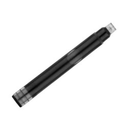 Tinta estilografica belius negro caja 6 cartuchos