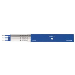 Recambio roller belius azul 0,7 mm caja 3 unidades
