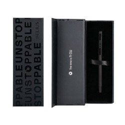 Roller belius unstoppable color negro tinta negra caja de diseño