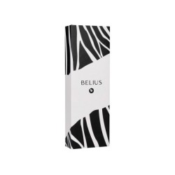 Roller belius dualita cuerpo blanco color negro tinta negra caja de diseño