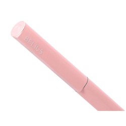 Boligrafo belius rocket b aluminio color minimalista rosa tinta azul caja cilindrica