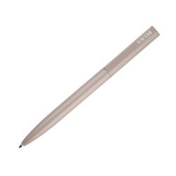 Boligrafo belius rocket b aluminio color minimalista gris tinta azul caja cilindrica