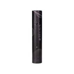 Boligrafo belius rocket b aluminio color minimalista negro tinta azul caja cilindrica