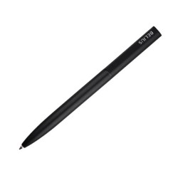 Boligrafo belius rocket b aluminio color minimalista negro tinta azul caja cilindrica