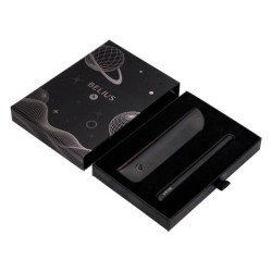 Roller y funda de similpiel belius space b color minimalista negro tinta azul caja de diseño