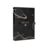 Roller y funda de similpiel belius space b color minimalista gris tinta azul caja de diseño