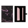 Pluma y funda de similpiel belius space b color minimalista rosa tinta azul caja de diseño