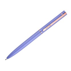 Boligrafo belius rose aluminio color lavanda/oro rosa tinta azul caja de diseño