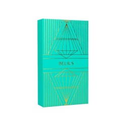 Boligrafo y estuche belius soiree color art deco turquesa y dorado tinta azul caja de diseño