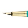 Pluma belius soiree aluminio color art deco turquesa y dorado tinta azul caja de diseño