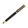 Pluma y estuche belius soiree color art deco negro y dorado tinta azul caja de diseño
