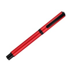 Roller belius turbo aluminio color rojo y negro tinta azul caja de diseño
