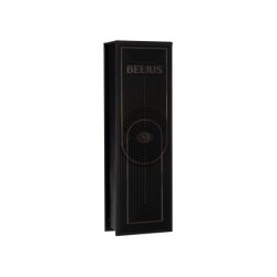 Roller belius turbo aluminio color negro tinta azul caja de diseño
