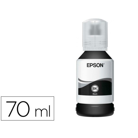 Tinta epson t114 eco tank et-8500 / 8550 negro botella 70 ml