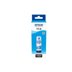 Tinta epson t114 eco tank et-8500 / 8550 cian botella 70 ml