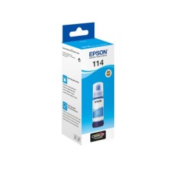 Tinta epson t114 eco tank et-8500 / 8550 cian botella 70 ml